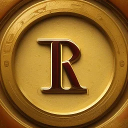 A professional and classic logo of the letters R and H in the middle and wheat ears around them, with full details, full HD, voluminous, 3D, symmetrical, 4K, 8K, Van Gogh