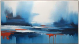 abstract painting,holiday blues, Don't look back, don't be afraid, you are not alone.