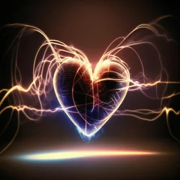 motion blur electric heart