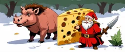 He puffed out his chest, said, "I’ll show that beast," With a wooden sword, thought he’d be the feast. Day one, it was a battle, they rolled and they tumbled, With the wild boar snorting, our brave dwarf stumbled. On day two, he regrouped, plotting a clever scheme, With a giant cheese wedge, he lured it like a dream. But the boar was too sharp, and it smelled his ruse, Our little hero laughed, said, "I’ve got nothing to lose!" Once upon a quirky time, in a land so bizarre, Lived a little dwar