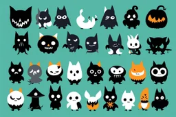 make a logo that is spooky and cute