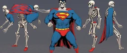 skeleton superman boxer