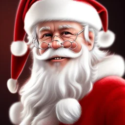 Santa Clause, portrait, detailed, 8k resolution, warm light