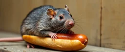 rat hot dog
