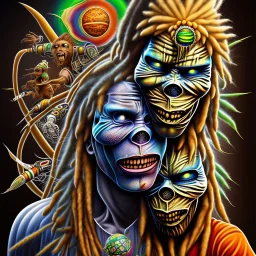  iron maiden Fibonacci Afrique vaudou rastafary