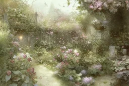 a beautiful secret garden, by jean-baptiste monge