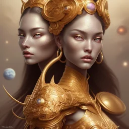 sango fantasy, fantasy magic, intricate, sharp focus, illustration, highly detailed, digital painting, concept art, matte, artgerm and paul lewin and kehinde wiley, masterpiece sexy lips Asian lady body dragon Papu New Guina pyramid golden silver space lady space blood moon sun galaxy