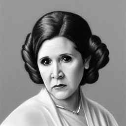 [[extrem stunning photorealistic carrie fisher as princess leia in star wars]] :: [[photorealistic sharp brown eyes, inticate ornate white gown, symmetrical short hair, head and shoulders portrait, 8k resolution photorealistic portrait by Greg Rutkowski, WLOP, hyperdetailed, intricately detailed, triadic colors]]