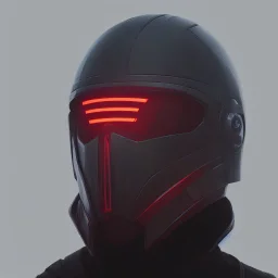 Futuristic helmet, style Kylo Ren