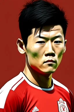 Hwang Hee-chan Footballer cartoon 2d