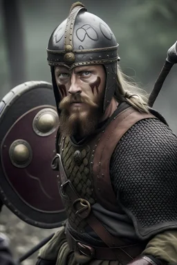 danish viking in battle