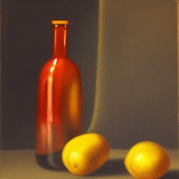 still life bottle