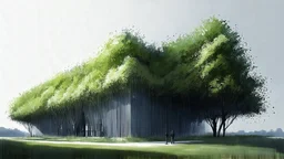 Morphology Form: Sector Operation: Twined Program: Park Scale: Extralarge Modifiers Random: Ethereal Context: Ruin-like Architect: Peter Zumthor Architectural Style: Minimalist Material/Texture: Nano-materials Visualization Visualization Style: Watercolor Representation: Per