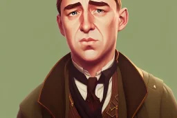 Portrait of C.S. Lewis by Jake Bartok