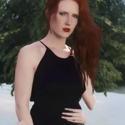 simone simons vocalist with poison ivy body