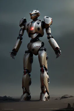 armor robot ai soldier mech dystopian scary gladiator predator