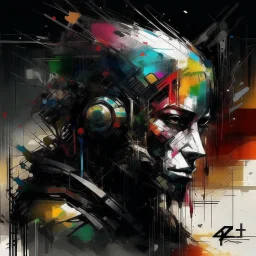 abstract Fun code:What if make fun code as design engine to act as reality game framework illustration, glitch effects, fading, by Guy Denning, by Johannes Itten, by Russ Mills, centered, glitch art, clear, hacking effects, chromatic, cyberpunk, color blocking, digital art, concept art, abstract