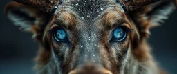 eyes of hound reindeer yoga man with the venus in the pupils