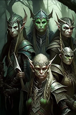 ancient elven clan warriors