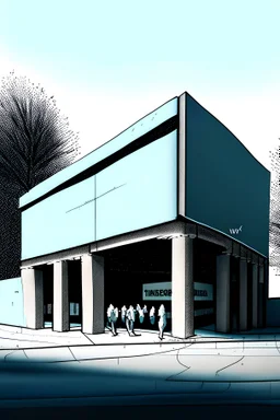 Theatre with parking