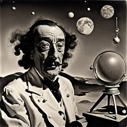 Salvador Dali as an astronomer