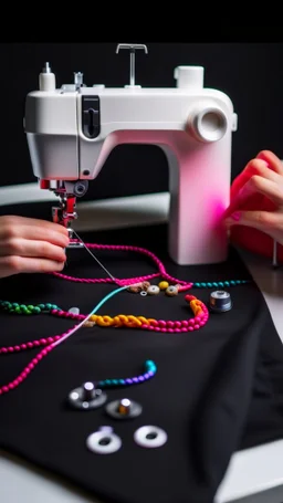 aesthetics of sewing, modern tailoring, manicures, sewing machine