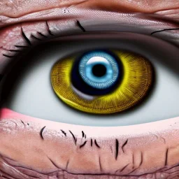 close-up portrait of human eye with screaming face inside of pupil, ultra-realistic, intricate, 8k resolution, high-quality, fine-detail, digital art, detailed matte, volumetric lighting, dynamic lighting, photorealistic, 3d octane render, illustration,