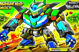 I want an intro image for a YouTube video about TFT 7 Mighty Mech. I want the original image with a little modification.