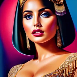 Ultra detailed fullbody Portrait in oil on canvas of busty ana de armas as Cleopatra,wearing a skintight suit, extremely detailed digital painting,extremely detailed face,crystal clear Big eyes, mystical colors ,perfectly centered image, perfect composition, rim light, beautiful lighting,masterpiece,8k, stunning scene, raytracing, anatomically correct, in the style of Wizyakuza and robert e howard and InHyuk Lee and Ohrai Noriyoshi and Simon Bisley.