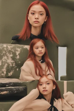 Olivia rodrigo with red hair
