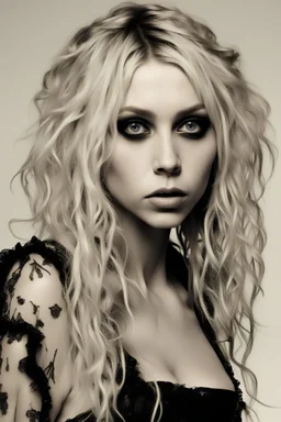 Amazingly Stunningly detailed, ultra Realistic photography of singer Holly Momsen wearing one of Holly 's tv chat show outfits , with Holly 's hairstyle and make up, on a tv chat show instead of singer Holly Momsen, highly detailed, full body, soft lighting, ultra realistic, maximum realism,Amazingly Stunningly detailed,