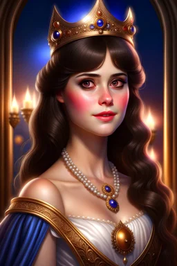 Digital art, high quality, digital masterpiece, natural illumination, spotlight, realistic, film style, (full body:2.5), (1 beautiful Zoey Deschanel wearing a princess costume:3), (dark brown hair:1.8), (sexy eyes:1.8), (Princess costume:2), (Palace:1.8)