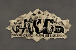 "A.C.A.B." logo, in the style of 1 color printed police union logo, all cops are bastards