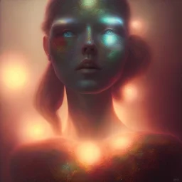 superhero, woman, photographer. oil on canvas, volumetric lighting, beksinski