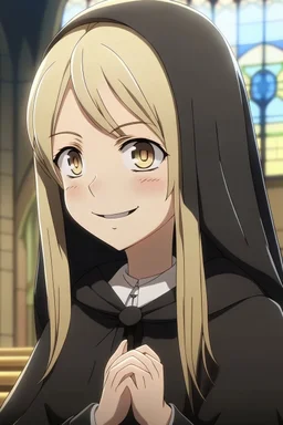 Blonde sweet nun anime