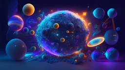 8d BLACKLIGHT RENDER : MODEL OF THE UNIVERSE INFOGRAHPHIC KNOLLING LAYOUT 3D 8KHDR PROFESSIONAL DESIGN DETAILED ILLUSTRATION VIBRANT SHARP FOCUS HYPERREALISTIC EPIC RENDER MASTERPIECE