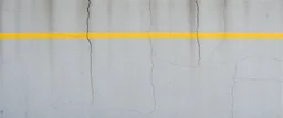 background of wall(wet textured concrete, gray, old, cracked, stained) yellow hashmark stripe across wall, hong kong style