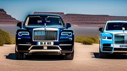 Rolls royce cullinan kissing the bentley bentayga