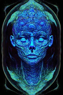 neural healing; neo-surrealistic optical art