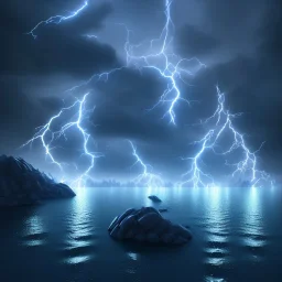 rivers of lightening clean art NFT, blender 3d