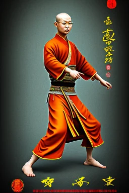 shaolin master radiating energy, budokan