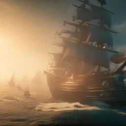 Pirate unreal engine 5, octane render, ultra realistic, cinematic