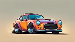 cartoon car