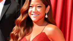 Gina Rodriguez Complete transformation Bathwater metamorphosis Heavily pregnant German teenager Long red hair Maternity gown Comfortable elegance Teenage motherhood Radiant glow Maternal resilience Motherly grace 100% transformed Youthful vitality Maternal beauty Rounded belly Fiery red tresses Maternity attire perfection Motherly aura Waist: 28 inches Hips: 38 inches Bust: 34 inches Transformation completion Bathwater radiance Unexpected beauty