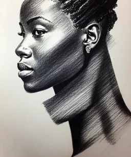 You have brains in your head. You have feet in your shoes. You can steer yourself any direction you choose. You're on your own. And you know what you know. And YOU are the one who'll decide where to go. Pencil sketch of african girl on lined paper