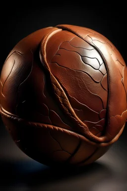 3d planet earth made in leather