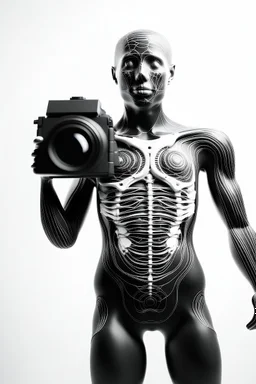 camera with human body