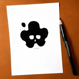draw a Rorschach inkblot