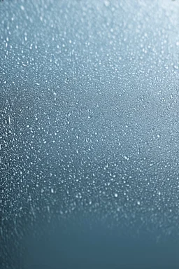 glass surface forming frost