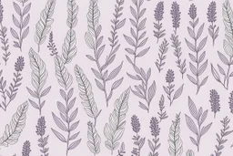 ENGLISH MINIMALISM LAVENDER theme PATTERN